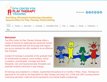 Tablet Screenshot of dfwplaytherapy.com